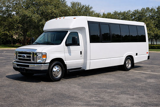 18-passenger minibus available for charter in Owasso, OK