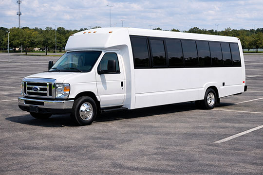 25-passenger minibus available for charter in Owasso, OK